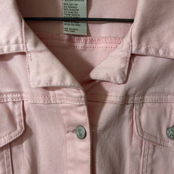 Pink Jean Jacket - Picture 2 of 3